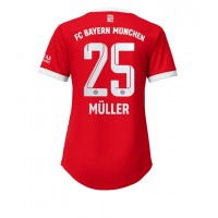 Bayern Munich Thomas Muller #25 Fotballklær Hjemmedrakt Dame 2022-23 Kortermet
